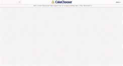 Desktop Screenshot of cakechooser.com